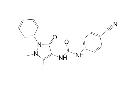 urea, N-(4-cyanophenyl)-N'-(2,3-dihydro-1,5-dimethyl-3-oxo-2-phenyl-1H-pyrazol-4-yl)-