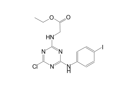 Ethyl ([4-chloro-6-(4-iodoanilino)-1,3,5-triazin-2-yl]amino)acetate