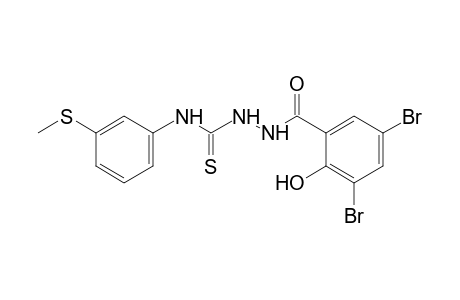 1-(3,5-dibromosalicyloyl)-4-[m-(methylthio)phenyl]-3-thiosemicarbazide