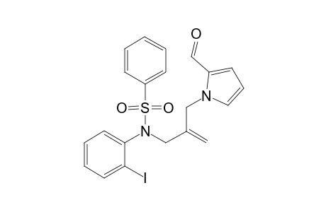 2-Formyl-1-[3-(N-2-iodophenyl-N-phenylsulfonylamido)-2-methylenepropyl]pyrrole