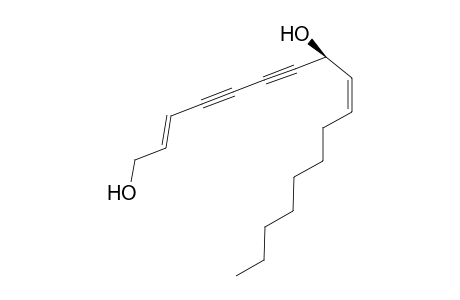 (8S)-Heptadeca-2(Z),9(Z)-diene-4,6-diyne-1,8-diol