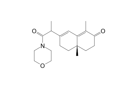 4-[(11S)-3-Oxoeudesma-4,6-dien-12-oyl]morpholine