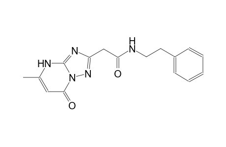 [1,2,4]triazolo[1,5-a]pyrimidine-2-acetamide, 4,7-dihydro-5-methyl-7-oxo-N-(2-phenylethyl)-