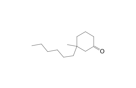 3-Hexyl-3-methylcyclohexan-1-one