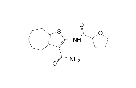 N-[3-(aminocarbonyl)-5,6,7,8-tetrahydro-4H-cyclohepta[b]thien-2-yl]tetrahydro-2-furancarboxamide