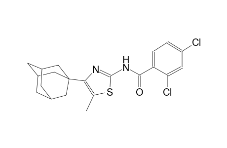 N-[4-(1-adamantyl)-5-methyl-1,3-thiazol-2-yl]-2,4-dichlorobenzamide