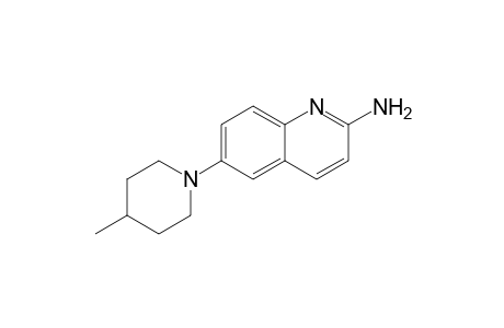 6-(4-Methylpiperidin-1-yl)quinolin-2-amine