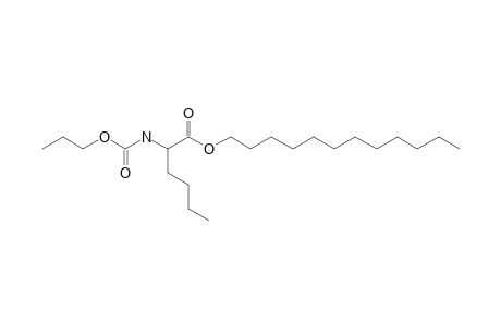 L-Norleucine, N-propoxycarbonyl-, dodecyl ester