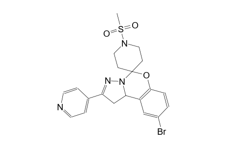 9-bromo-1'-(methylsulfonyl)-2-(pyridin-4-yl)-1,10b-dihydrospiro[benzo[e]pyrazolo[1,5-c][1,3]oxazine-5,4'-piperidine]