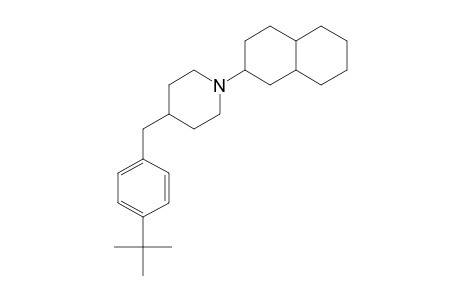Piperidine, 1-(decahydro-2-naphthalenyl)-4-[[4-(1,1-dimethylethyl)phenyl]methyl]-