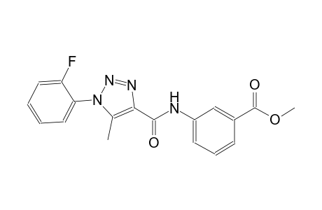 benzoic acid, 3-[[[1-(2-fluorophenyl)-5-methyl-1H-1,2,3-triazol-4-yl]carbonyl]amino]-, methyl ester