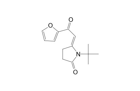 (5E)-1-tert-butyl-5-[2-(2-furanyl)-2-oxoethylidene]-2-pyrrolidinone