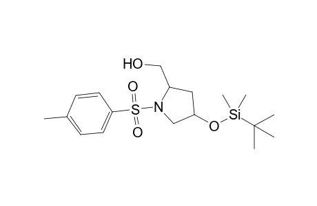 1-Tosyl-4-tert-butyldimethylsilyloxypyrrolidin-2-methanol