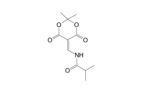 N-[(2,2-dimethyl-4,6-dioxo-1,3-dioxan-5-ylidene)methyl]-2-methyl-propanamide