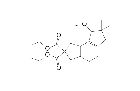 Diethyl 3-methoxy-4,4-dimethyltricyclo[7.3.0.0(2,6)]dodeca-1(9),2(6)-diene-11,11-dicarboxylate