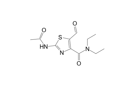 2-Acetylamino-4-diethylaminocarbonylthiazole-5-carboxaldehyde