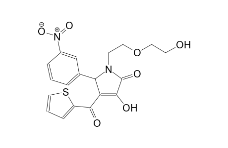 3-hydroxy-1-[2-(2-hydroxyethoxy)ethyl]-5-(3-nitrophenyl)-4-(2-thienylcarbonyl)-1,5-dihydro-2H-pyrrol-2-one