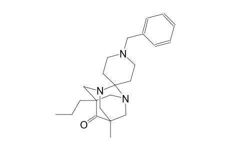 (1R,3S,5s,7r)-1'-benzyl-5-methyl-7-propyl-1,3-diazaspiro[adamantane-2,4'-piperidin]-6-one