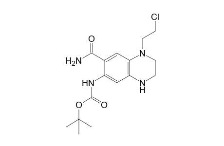 N-[7-carbamoyl-1-(2-chloroethyl)-3,4-dihydro-2H-quinoxalin-6-yl]carbamic acid tert-butyl ester