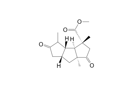 1H-Cyclopenta[a]pentalene-3-carboxylic acid, decahydro-3,4,7a-trimethyl-1,5-dioxo-, methyl ester, [3R-(3.alpha.,3a.alpha.,3b.beta.,6a.beta.,7a.alpha.)]-