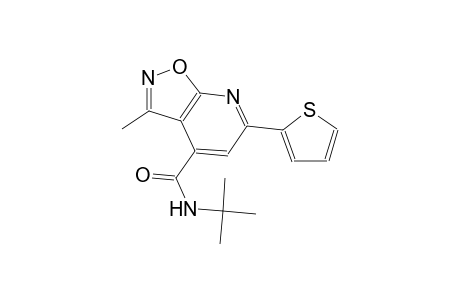 N-(tert-butyl)-3-methyl-6-(2-thienyl)isoxazolo[5,4-b]pyridine-4-carboxamide