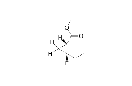 (1R,2S)-2-fluoro-2-(1-methylethenyl)-1-cyclopropanecarboxylic acid methyl ester