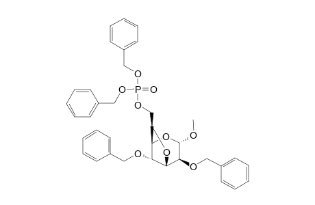METHYL-3,6-ANHYDRO-7-O-DIBENZYLOXYPHOSPHORYL-2,4-DI-O-BENZYL-L-GLYCERO-ALPHA-D-MANNO-HEPTOPYRANOSIDE