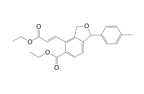 Ethyl 4-((E)-2-(ethoxycarbonyl)vinyl)-1,3-dihydro-1-p-tolylisobenzofuran-5-carboxylate