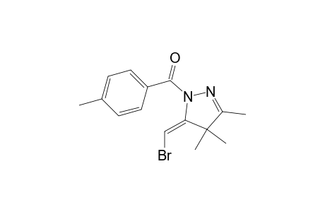 4,5-Dihydro-5-(bromomethylene)-3,4,4-trimethyl-1-(p-toluoyl)-1H-pyrazole