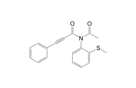 N-Acetyl-N-[2-(methylthio)phenyl]-3-phenylpropiolamide