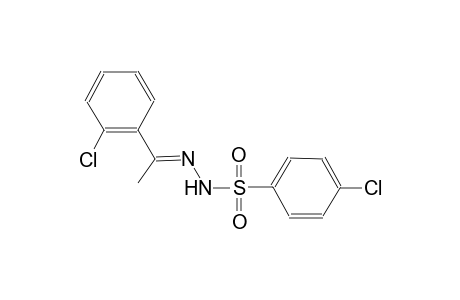 4-chloro-N'-[(E)-1-(2-chlorophenyl)ethylidene]benzenesulfonohydrazide