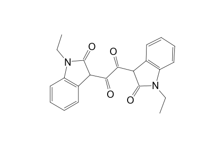Ethanedione, bis(1-ethyl-2,3-dihydro-2-oxo-1H-indol-3-yl)-