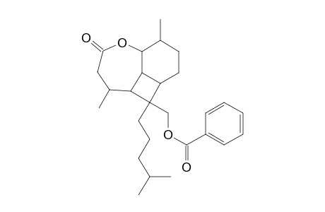 5-[(Benzoyloxy)methyl]decahydro-4,8-dimethyl-5-(4-methylpentyl)-2H-cyclobuta[ef]-1-benzoxepin-2-one