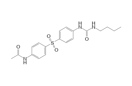1-[p-(N-acetylsulfanilyl)phenyl]-3-butylurea