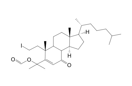 4,4-Dimethyl-4-hydroxy-2-iodo-3-nor-2,4-secocholest-5-ene formate