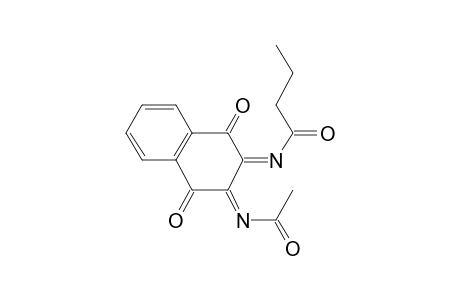 N-[3-Acetamido-1,4-dioxo-1,2,3,4-tetrahydronaphthalen-2-ylidene]butanamide