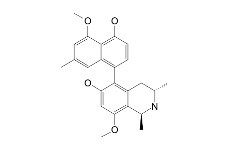 ANCISTROGUINEINE-A;5-EPI-5'-O-DEMETHYLANCISTROBREVINE-B
