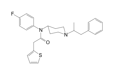 N-4-Fluorophenyl-2-(thiophen-2-yl)-N-[1-(1-phenylpropan-2-yl)piperidin-4-yl]acetamide