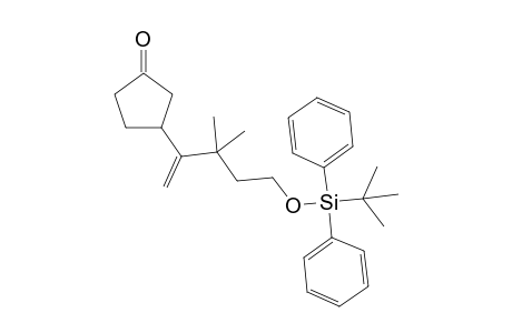 3-{4'-[(t-Butyl)diphenylsilyloxy]-2,2-dimethyl-1-methylidenebutyl}cyclopentanone