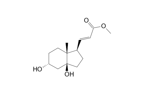 (5 R / S)-1-[2'-(Methoxycarbonyl)vinyl]-3a,5-dihydroxy-7a-methyl]bicyclo[4.3.0]nonane