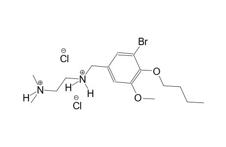 N~1~-(3-bromo-4-butoxy-5-methoxybenzyl)-N~2~,N~2~-dimethyl-1,2-ethanediaminium dichloride