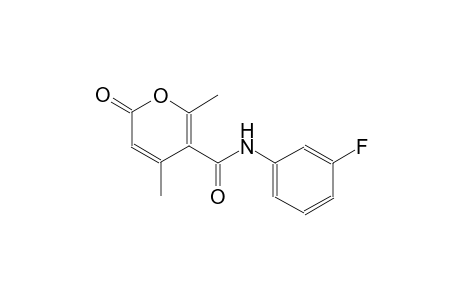 N-(3-fluorophenyl)-4,6-dimethyl-2-oxo-2H-pyran-5-carboxamide