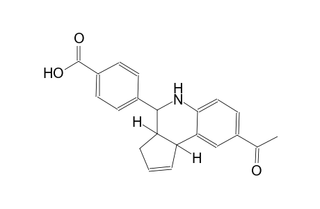 benzoic acid, 4-[(3aS,4R,9bR)-8-acetyl-3a,4,5,9b-tetrahydro-3H-cyclopenta[c]quinolin-4-yl]-