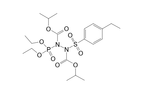 Diisopropyl 1-(Diethoxyphosphoryl)-2-[(4-ethylphenyl)sulfonyl]-1,2-hydrazinedicarboxylate