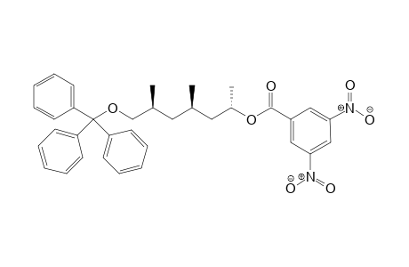 anti,syn-4,6-Dimethyl-2-(3???,5???-dinitrobenzoyloxy)-7-(triphenylmethyloxy)heptane