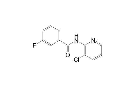 N-(3-chloro-2-pyridinyl)-3-fluorobenzamide