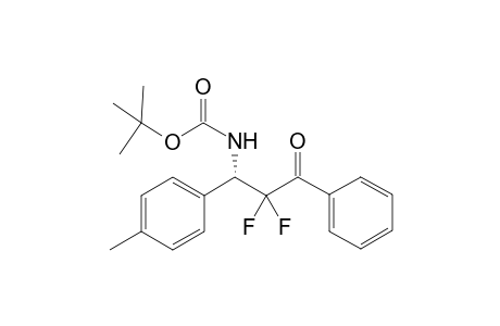 (S)-tert-Butyl N-(2,2-difluoro-3-oxo-3-phenyl-1-p-tolylpropyl)carbamate