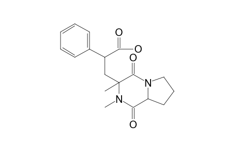 3-(2,3-Dimethyl-1,4-dioxoperhydropyrrolo[1,2-A]pyrazin-3-yl)-2-phenylpropansaeure