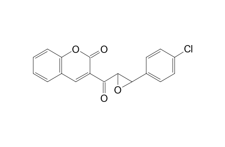 3-[3-(4-chlorophenyl)oxiran-2-yl]carbonylchromen-2-one