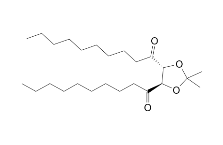 1-[(4R,5R)-5-Decanoyl-2,2-dimethyl-1,3-dioxolan-4-yl]decan-1-one